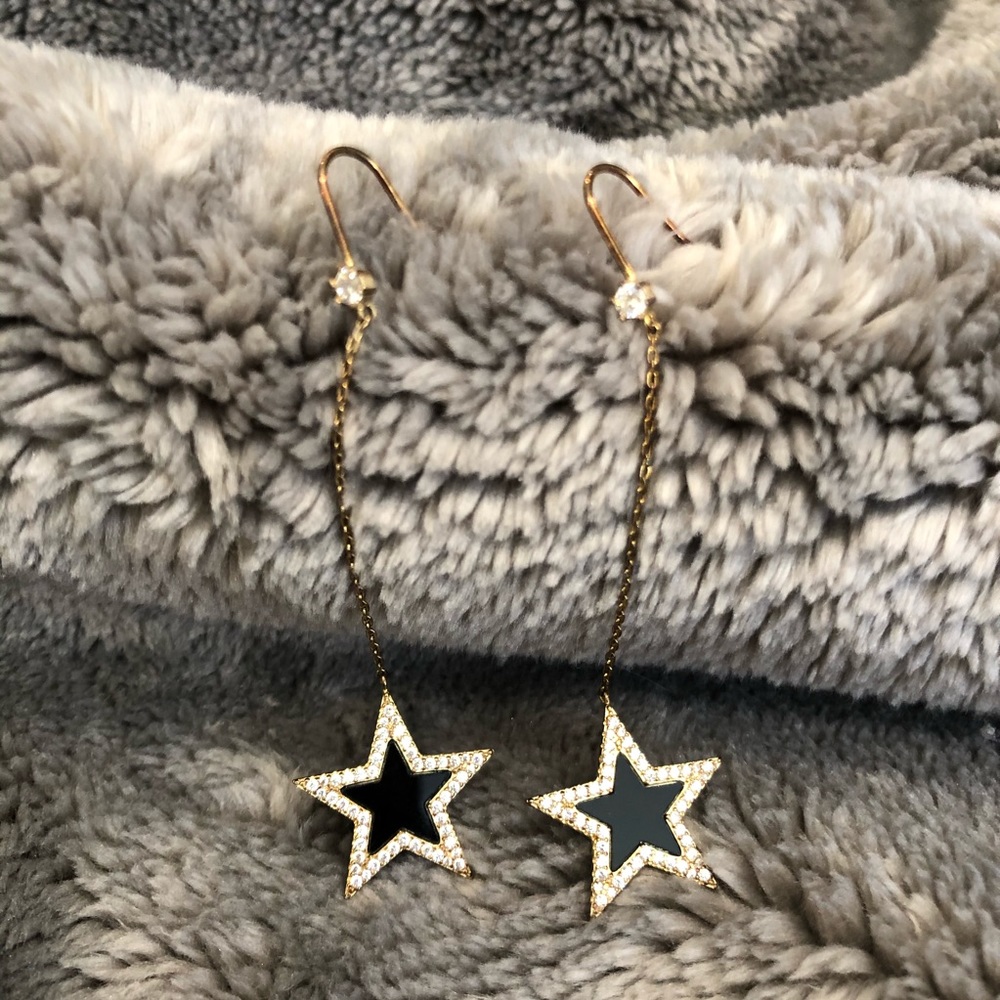 Star Rhinestone Earrings
